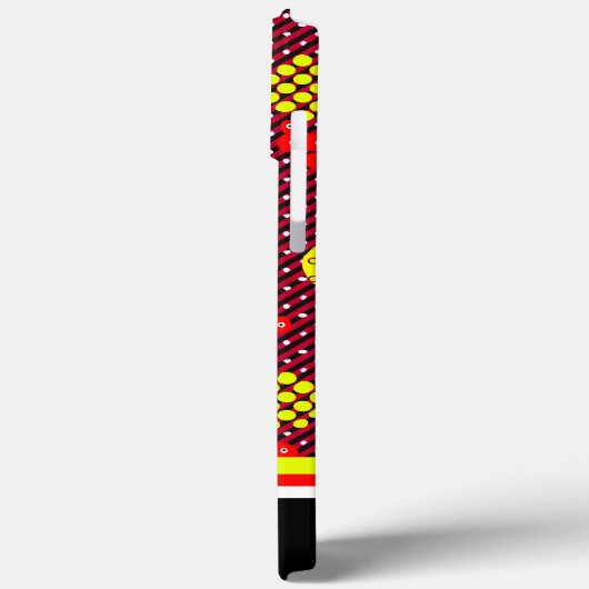 Geometrisches Muster Case-Mate iPhone Hülle (Rückseite / Links)