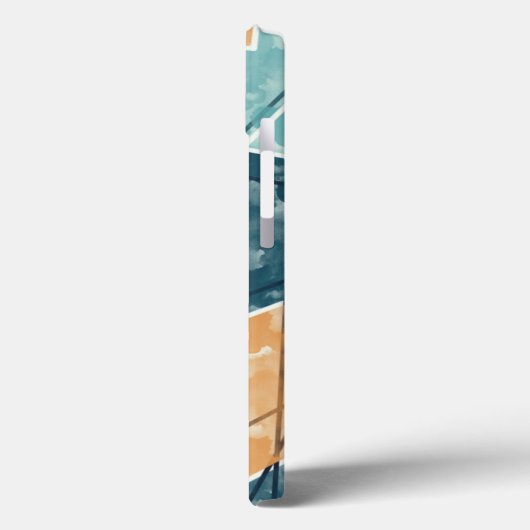 Geometrisches Muster Case-Mate iPhone Hülle (Rückseite / Links)