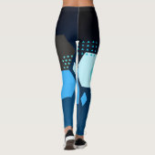 Geometrisches Muster Damen Leggings (Rückseite)