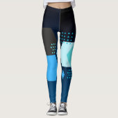 Geometrisches Muster Damen Leggings (Vorderseite)