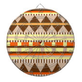 Geometrisches Muster Dartscheibe (vorne)