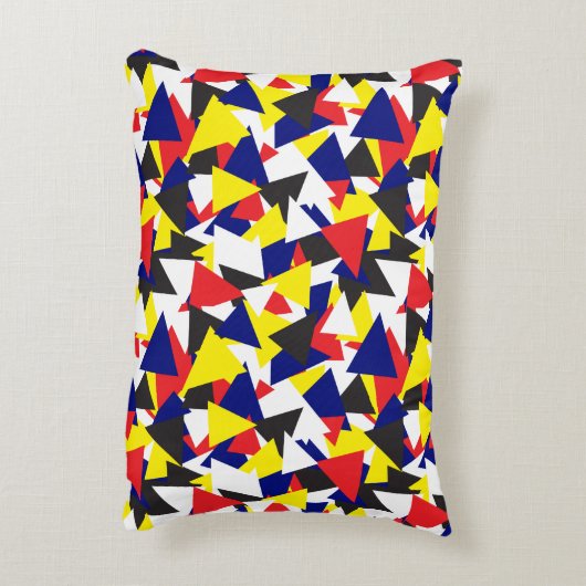 Geometrisches Muster Dekokissen (Rückseite(Vertikal))