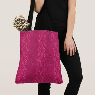 Geometrisches Muster der abstrakten Kreise Tasche