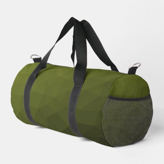 geometrisches Muster der Artengrüngefälle Duffle Bag (Rechte Ecke)