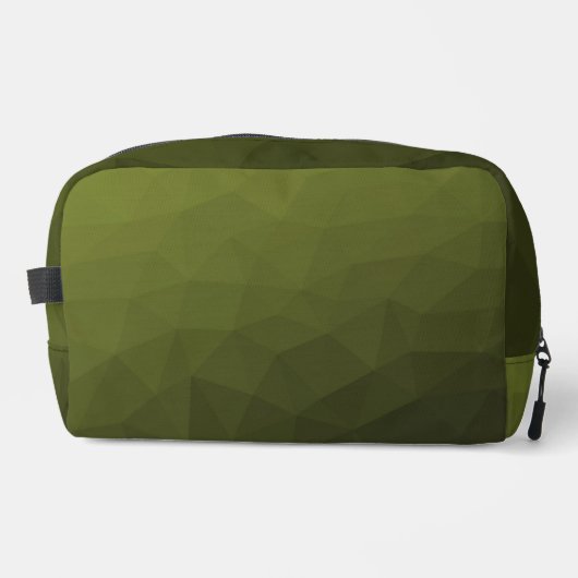 geometrisches Muster der Artengrüngefälle Waschbeutel (Vorderseite)