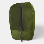 geometrisches Muster der Artengrüngefälle Waschbeutel (Rechts)