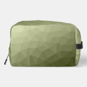 geometrisches Muster der Artengrüngefälle Waschbeutel (Rückseite)