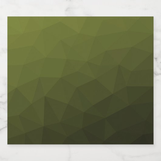 geometrisches Muster der Artenrochen Bierflaschenetikett (Einzelnes Label)