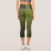 geometrisches Muster der Artenrochen Capri Leggings (Rückseite)