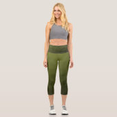 geometrisches Muster der Artenrochen Capri Leggings (Vorderseite)