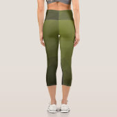 geometrisches Muster der Artenrochen Capri Leggings (Rückseite)