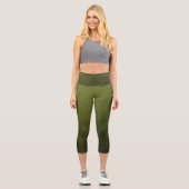 geometrisches Muster der Artenrochen Capri Leggings (Vorderseite)