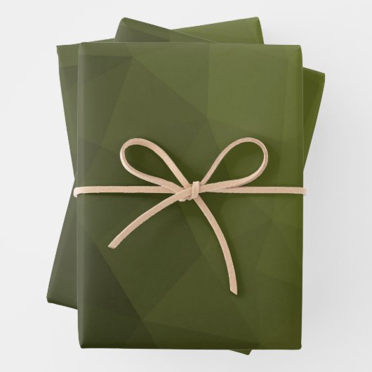 geometrisches Muster der Artenrochen Geschenkpapier Set (Beispiel)