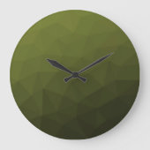 geometrisches Muster der Artenrochen Große Wanduhr (Vorderseite)