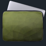 geometrisches Muster der Artenrochen Laptopschutzhülle<br><div class="desc">Army grüne Gefälle geometrische Maschenmuster dreiecke ombre. Army green dunkelolivhue für Soldatengeschirr,  Camouflage. Es imitiert natürliche militärische Landschaften,  Widerstandskraft,  Ausdauer,  Widerstandskraft. Erdige Untertöne verbinden sich mit der Natur,  Erdung. Symbolisiert militärisches Vermächtnis,  Nutzen im Freien.</div>