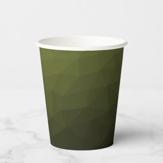 geometrisches Muster der Artenrochen Pappbecher (Rückseite)