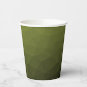 geometrisches Muster der Artenrochen Pappbecher (Links)