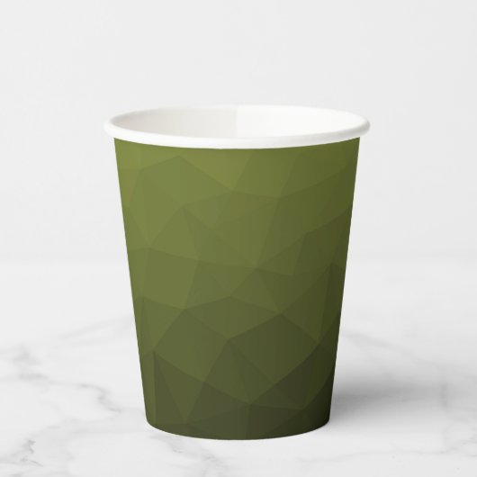 geometrisches Muster der Artenrochen Pappbecher (Links)