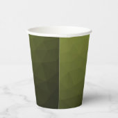 geometrisches Muster der Artenrochen Pappbecher (Rechts)