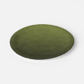 geometrisches Muster der Artenrochen Pappteller (Schrägansicht)