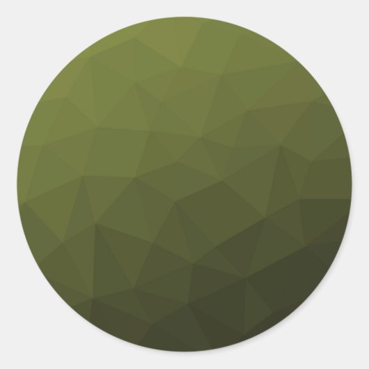 geometrisches Muster der Artenrochen Runder Aufkleber (Vorderseite)