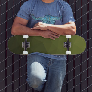 geometrisches Muster der Artenrochen Skateboard