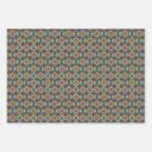 Geometrisches Muster der Azteken Geschenkpapier Set (Vorderseite)