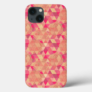 Geometrisches Muster der Blume Case-Mate iPhone Hülle