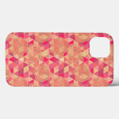 geometrisches Muster der Blume Case-Mate iPhone Hülle (Rückseite (Horizontal))