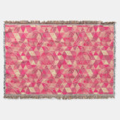 Geometrisches Muster der Blume Decke (Vorderseite)