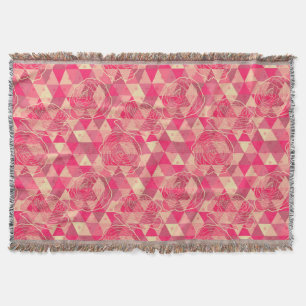 Geometrisches Muster der Blume Decke
