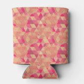 geometrisches Muster der Blume Dosenkühler (Rückseite)