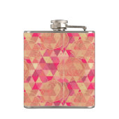 Geometrisches Muster der Blume Flachmann (Rückseite)