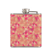 Geometrisches Muster der Blume Flachmann (Rückseite)