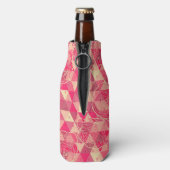 geometrisches Muster der Blume Flaschenkühler (Flasche Rückseite)