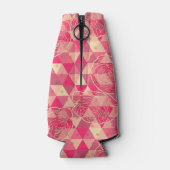 geometrisches Muster der Blume Flaschenkühler (Rückseite)