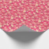 geometrisches Muster der Blume Geschenkpapier (Ecke)