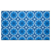 Geometrisches Muster der Blume in Cerulean & Light Stoff (Fat Quarter (45,7 x 55,9 cm))