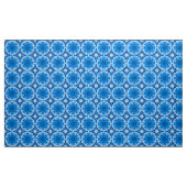 Geometrisches Muster der Blume in Cerulean & Light Stoff (Yard (91,4 cm))