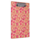 Geometrisches Muster der Blume Klemmbrett (Rechts)