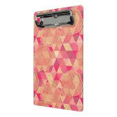 Geometrisches Muster der Blume Mini Klemmbrett (Gewinkelt2)