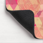 Geometrisches Muster der Blume Mousepad (Ecke)