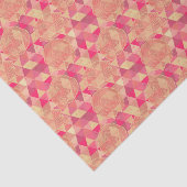 Geometrisches Muster der Blume Seidenpapier (Ausschnitt)