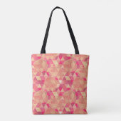 Geometrisches Muster der Blume Tasche (Rückseite)