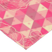 Geometrisches Muster der Blume Tischdecke (Schrägansicht)