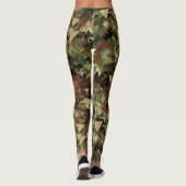 Geometrisches Muster der Camouflage Leggings (Rückseite)