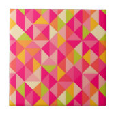 Geometrisches Muster der Dreiecke Fliese (Vorderseite)