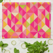 Geometrisches Muster der Dreiecke Geschirrtuch (Gefaltet)