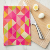 Geometrisches Muster der Dreiecke Geschirrtuch (Viertel Falte)