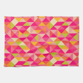 Geometrisches Muster der Dreiecke Geschirrtuch (Horizontal)
